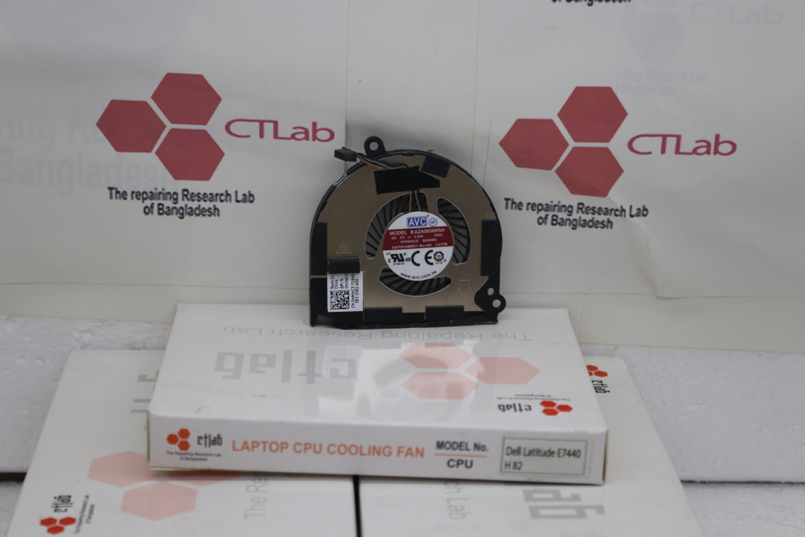 thumbnail interactive-video image 1 of Dell Latitude E7440 / 7420 Laptop CPU Cooling Fan – DC28000D7SL, 06PX9, 5V, KSB05105HC 1 of 2